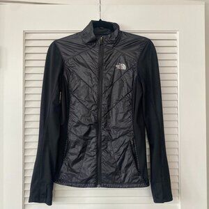 North Face Full Zip Mock Neck Running Jacket, Black, Women's Size M